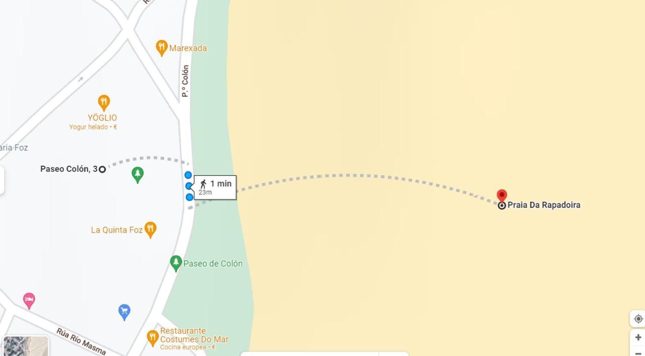 En Primera Linea De La Playa Rapadoira Foz Kültér fotó